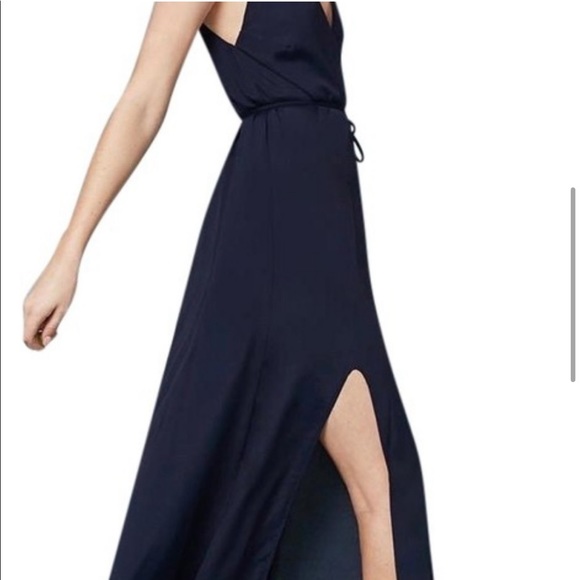 NWT Reformation Citrine dress in sapphire blue, xs - Picture 3 of 8